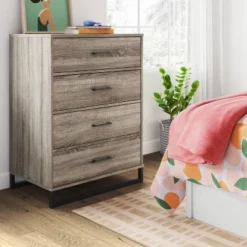 Mixed Material 4 Drawer Dresser - Room Essentials™
