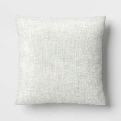 Textured Woven Cotton Square Throw Pillow - Room Essentials™ 4 Textured Woven Cotton Square Throw Pillow - Room Essentials™ - Image 4
