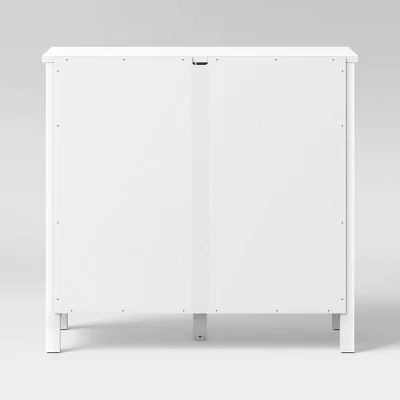 Traditional Multipurpose Storage Cabinet Multipurpose Classic White - Room Essentials™ 3 Traditional Multipurpose Storage Cabinet Multipurpose Classic White - Room Essentials™ - Image 3